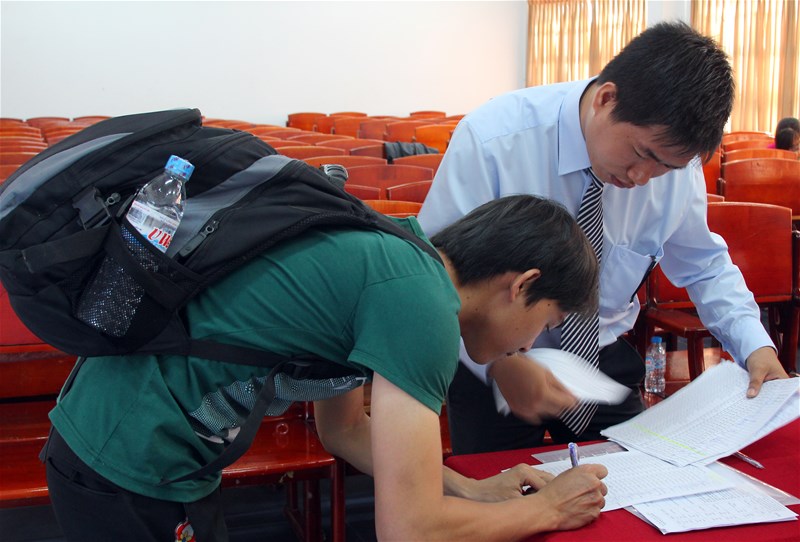 thí sinh dự thi cao học