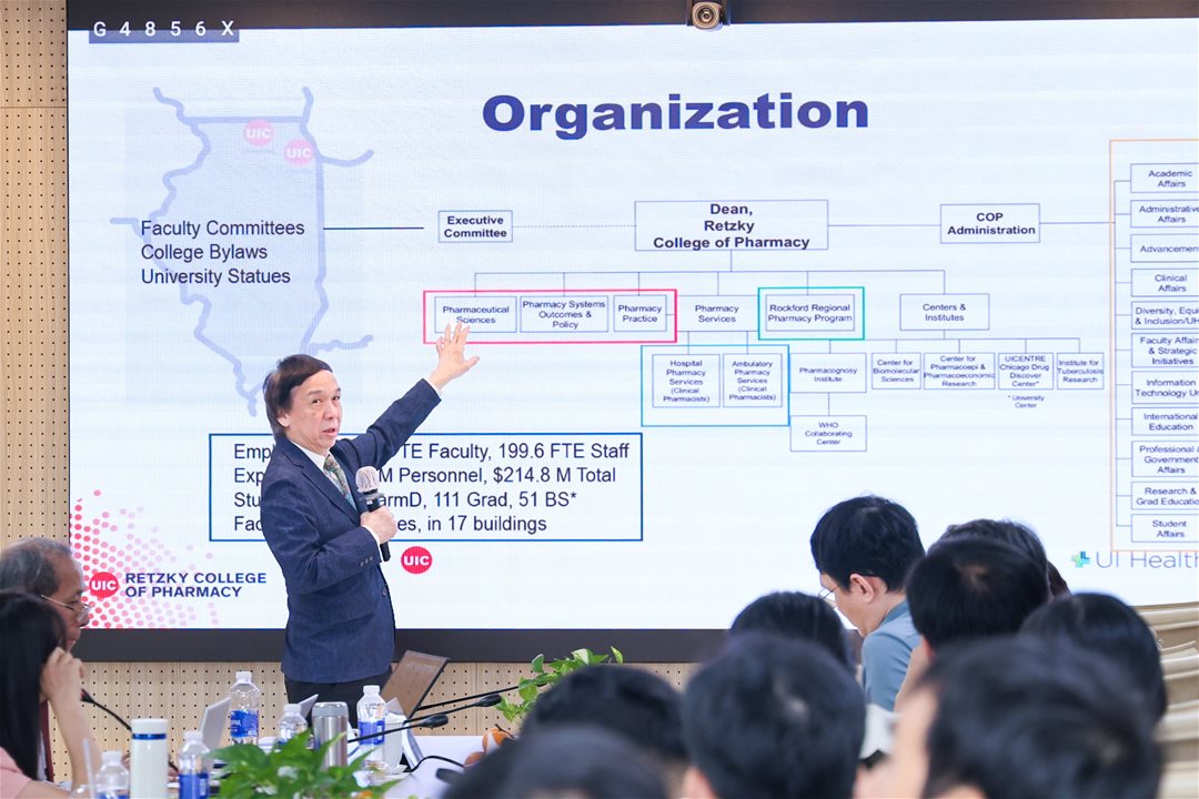 LHU tiếp cận chương trình đào tạo Dược lâm sàng từ chuyên gia Hoa Kỳ