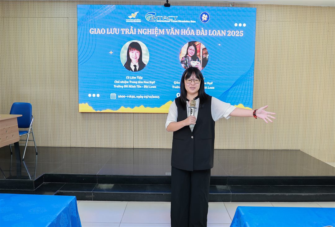 Giao lưu học thuật và văn hóa Đài Loan cùng giảng viên Đại học Minh Tân (Đài Loan) tại LHU