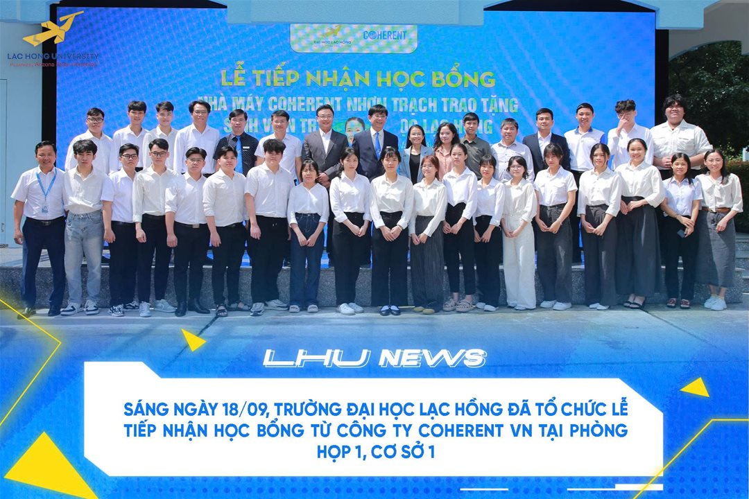 Trao học bổng, mở rộng cơ hội nghề nghiệp cùng Coherent Việt Nam